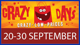 20 t/m 30 September 2014 Crazy Low Prices Days - ZEIST
[b][url=http://zeist.vandedrukkerij.nl/nl/]http://zeist.vandedrukkerij.nl/nl/[/url][/b]
